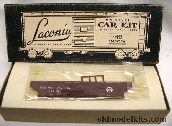 Laconia 1/87 Pennsylvania 70-Ton Hopper - HO Scale Craftsman Kit, 179378 plastic model kit